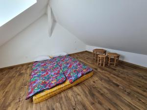 Posteľ alebo postele v izbe v ubytovaní Gîte des Tannières
