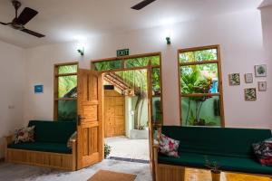 Posezení v ubytování Isla Dhiffushi