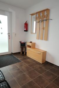 Kuchyň nebo kuchyňský kout v ubytování Appartement Bergzeit