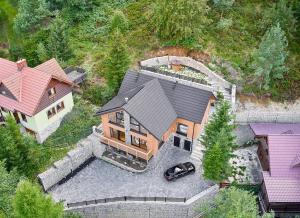 Budova, v ktorej sa horská chata nachádza