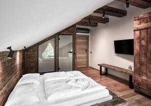 Posteľ alebo postele v izbe v ubytovaní Poczuj Spokój Szczyrk - Free Sauna & Balia