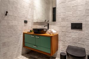 Dapur atau dapur kecil di The Shell House