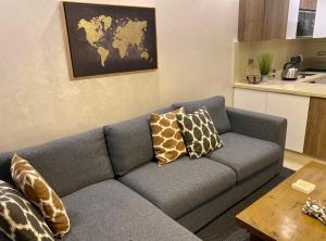 Posedenie v ubytovaní Luxueux Appartement avec Vue Panoramique, Proche de la Gare WELCOME STAY
