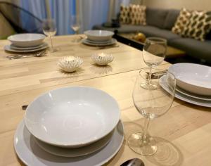 Posedenie v ubytovaní Luxueux Appartement avec Vue Panoramique, Proche de la Gare WELCOME STAY