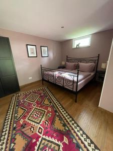 Letto o letti in una camera di Waldgasthaus Balsamine