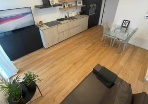 A kitchen or kitchenette at Tecnopolo Fiera Suite