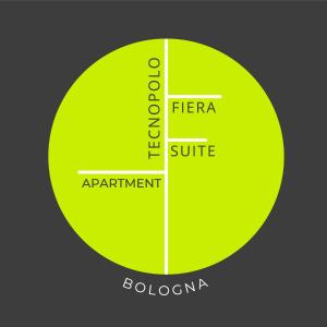 einem grünen Kreis mit den Worten "feria" in der Unterkunft Tecnopolo Fiera Suite in Bologna