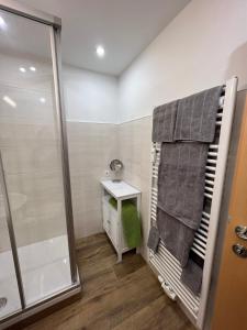 Koupelna v ubytování Appartement Heidi II (ohne Balkon/Terrasse)