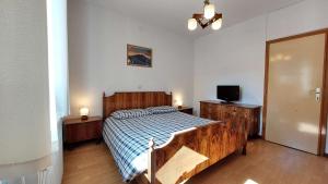 מיטה או מיטות בחדר ב-Casa Ciajeole