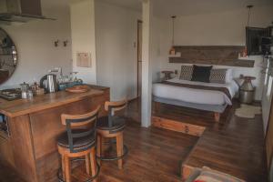 Kuchyň nebo kuchyňský kout v ubytování Bungalow by Toore Patagonia + 22 fotografií