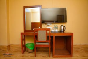 TV/trung tâm giải trí tại Hotel Chino Pokhara