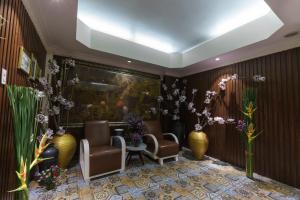 Posezení v ubytování Roseland Corp Hotel