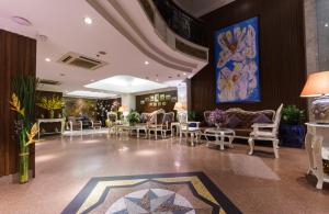Posezení v ubytování Roseland Corp Hotel