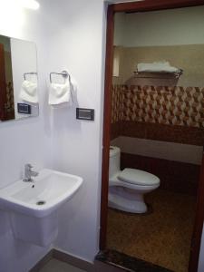 Koupelna v ubytování Mscb guest house