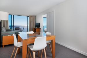 Istumisnurk majutusasutuses Mantra Mooloolaba Beach