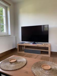 Televízia a/alebo spoločenská miestnosť v ubytovaní Apartmán 430