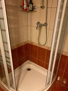 Phòng tắm tại Gyöngyvirág Vendégház