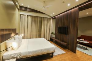 TV a/nebo společenská místnost v ubytování Spree Hotel Aurangabad