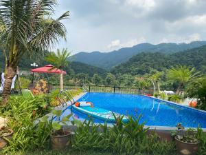 Bazén v ubytování Summerly Villa Dong Do - Venuestay nebo v jeho okolí