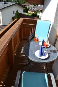 Balkón nebo terasa v ubytování Appartement Thermenzeit