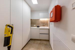Kuchyň nebo kuchyňský kout v ubytování Apartment Ub31 One