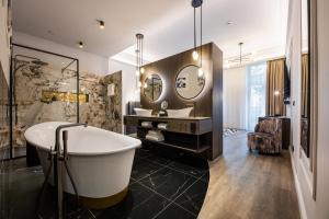 Koupelna v ubytování O11 Boutique Hotel Vienna