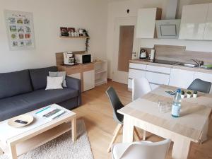 Kuchyň nebo kuchyňský kout v ubytování Ferienhaus Geier