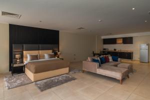 Küche/Küchenzeile in der Unterkunft Rhactus Hotel, New Alamein