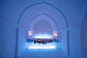 Sorrisniva Igloo Hotel v zimě
