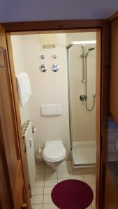 Koupelna v ubytování Ferienwohnung Jennerblick