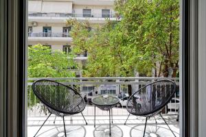 Balcone o terrazza di Elegant Big Apartment in Athens Center With Balcony