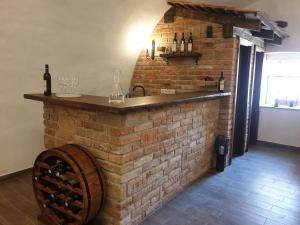 Lounge alebo bar v ubytovaní Apartmány in Veritas