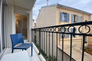 Balkón nebo terasa v ubytování Appart fonctionnel - 4 Pers - Cannes Suquet-Clemenceau