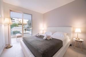 Posteľ alebo postele v izbe v ubytovaní Dream Apartment by Halldis