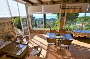 Balkón nebo terasa v ubytování VILLA FLORES 8 personas LLORET DE MAR