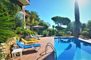 Bazén v ubytování VILLA FLORES 8 personas LLORET DE MAR nebo v jeho okolí
