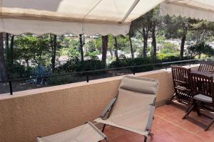 Balkón alebo terasa v ubytovaní Appartement Mésangia - Welkeys