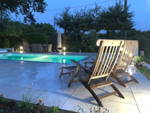 Bazén v ubytovaní La Métairie - Guesthouse alebo v jeho blízkosti