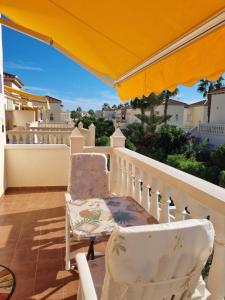 Balkon lub taras w obiekcie Chez Vida Vera Playa nudista