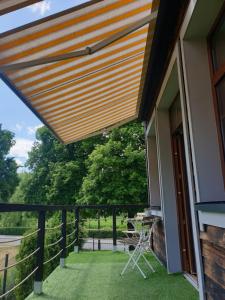 Vonkajšia záhrada v ubytovaní Willa Piwniczka Apartament Jahlowej