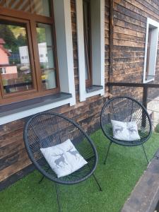 Patio alebo iná vonkajšia časť ubytovania Willa Piwniczka Apartament Jahlowej