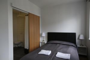 Postel nebo postele na pokoji v ubytování 100 Iceland Hotel