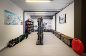 Posilňovňa alebo fitness centrum v ubytovaní KUHOTEL by Rilano