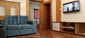 TV a/nebo společenská místnost v ubytování Abi's castle