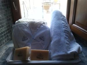 Posezení v ubytování Hotel Villadesella