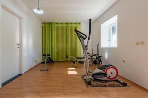 Fitness centrum a/nebo fitness zařízení v ubytování Villa Moki ZadarVillas