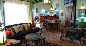 A seating area at Cortijo Zalamea