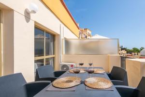 Balkón nebo terasa v ubytování SÖK LA ROMANA seafront Marbella