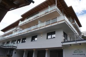 Balkón nebo terasa v ubytování Apart Alpin