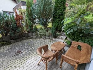 Zahrada ubytování FeWo Grenzenlos in Ramsberg
